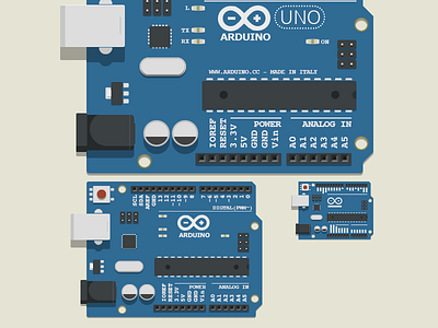 Arduino UNO arduino diy electronics essentials flat free interaction ixd output physical prototyping prototyping psd