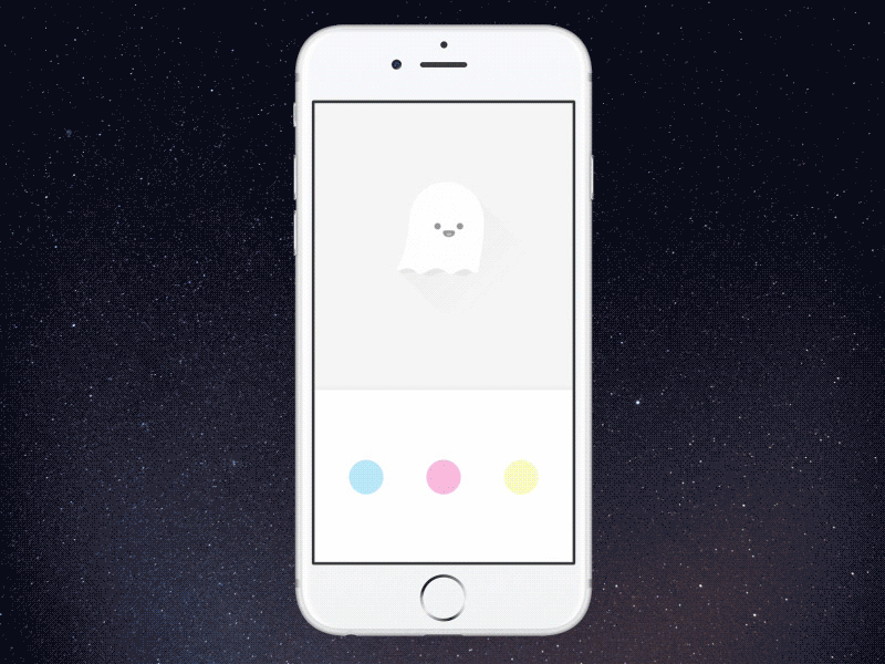 Color App concept for children animation app children cmyk color color theory framer framerjs primary colors prototype rgb