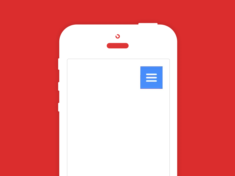 Flipping Menu Animation animation app concept flinto flip hamburger menu interaction material menu sketch transition ui