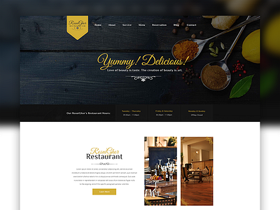 RosuiGhor - Restaurant Template