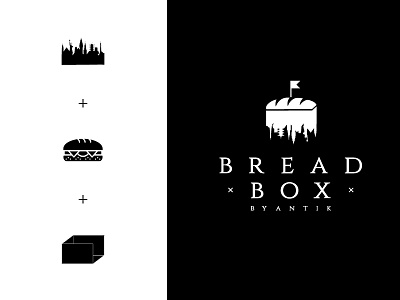Bread Box adobe ai. brand brand new branding icons illustrator logo restaurant shapes