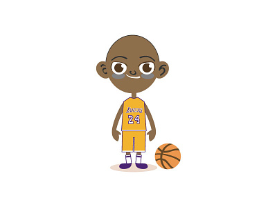 Basketball-Kobe Bryant 24 basketball bryant illustration kobe lakers nba vector