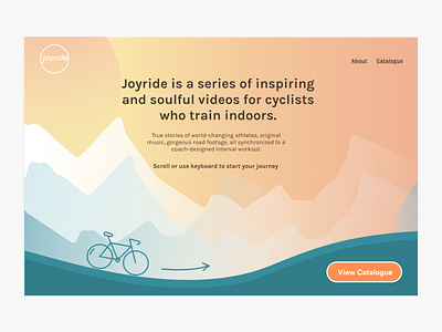 Landing Page for Bike Startup adobe xd bike landing landing page ui web web design