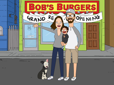 Bob's Burgers design graphic design illustration logo portrait vector