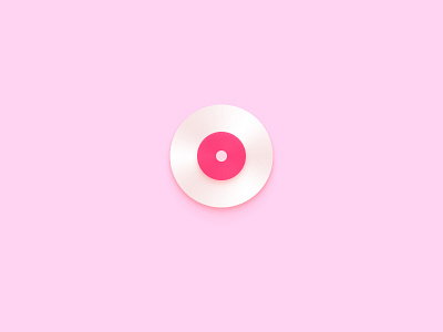 Dribbble Music color gradient icon likang music pink smartisan