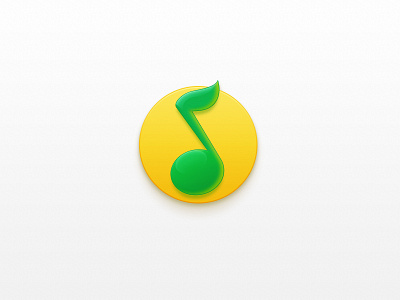 QQ Music icon likang music smartisan yellow