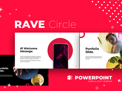 Rave Circle Powerpoint Template