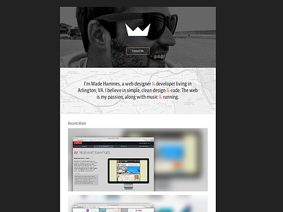 Portfolio Redesign css3 design development homepage html5 portfolio site design web web design
