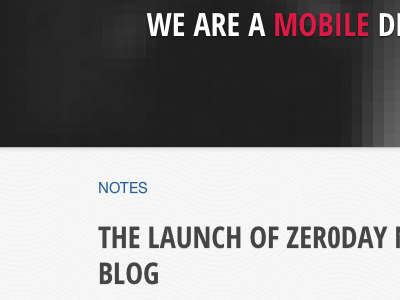 Zer0day Notes, my company's new blog blog