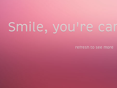 Smile animations blur css3 design smile web