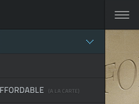 Responsive Menu Design