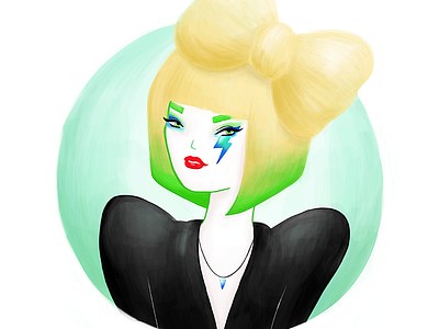 Gaga gaga illustration paint