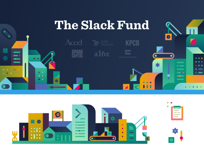 02 The Slack Fund api developers finance illustration product slack vc