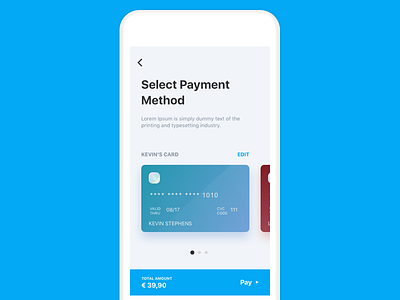 Payment Method bank card credit design payment sketchapp ui ux