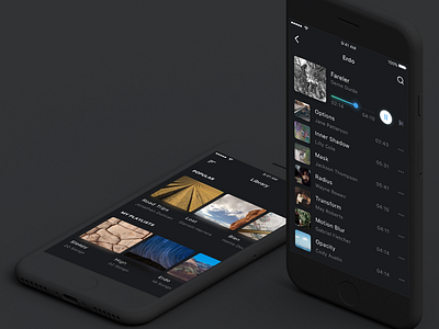 Music App #1 app black concept design interaction music sketch ui ux