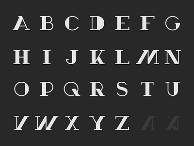 GANDHI™ Typeface ABC abecedary clean collab design font gandhi inspiration letter letterhead shadyau specimen type typeface typo typography wbd