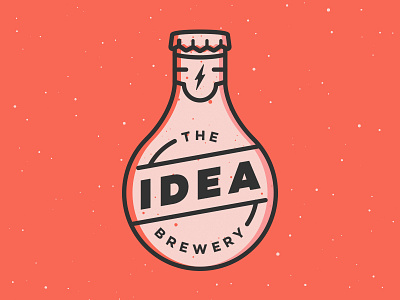 The Idea Brewery brand brewery design icon idea illustration logo logotype texture