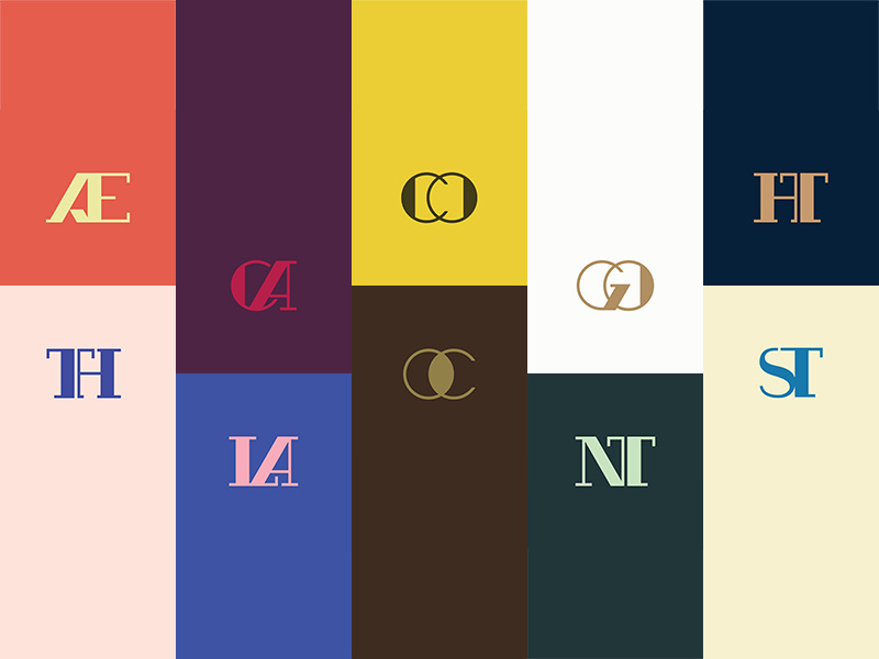 GANDHI™ Ligatures gandhi colorful modern classic serif design ligatures typeface type typography