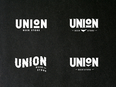 Union Beer Store beer brand design logo logotype mark store type typetreatment typography union whale