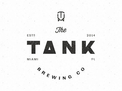 The Tank Brewing Co. beer branding brewery brewing craft beer design icon logo logotype miami