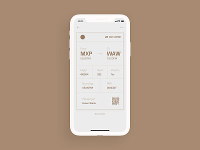 005 - Boarding Pass - Daily UI Challenge app brutalism brutalist challenge clean colors dailyui design duotone flat ios linear minimal product ui uidesign wireframe