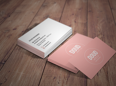 Doud Patisserie Logo and card bakery brand branding card cards design identity branding illustration logo logotype patisserie