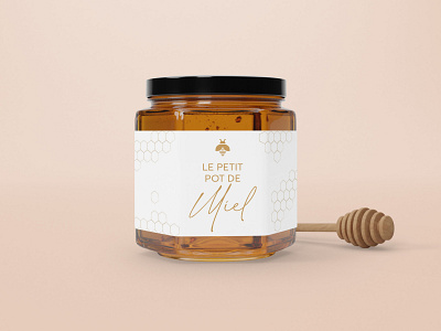 Honey packaging branding design illustration logo typography vector