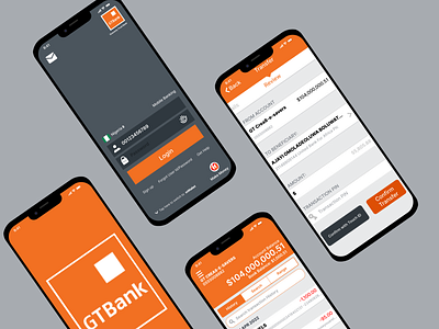 Bank App app branding design graphic design