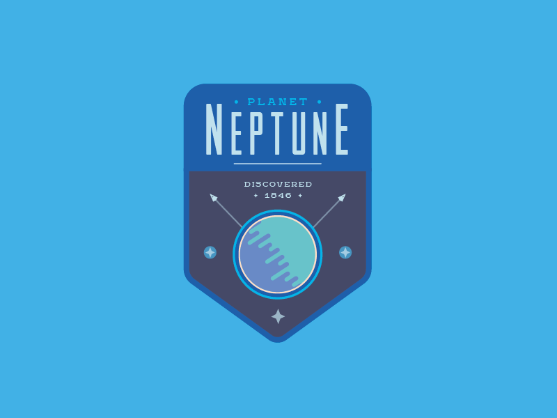 Planet Neptune Patch by Ryan's Design Lab on Dribbble