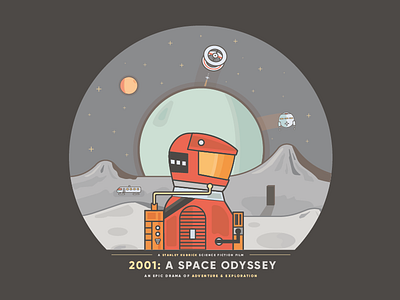 2001 2001 badge badge design design graphic design illustration logo planets sci fi science space odyssey vector