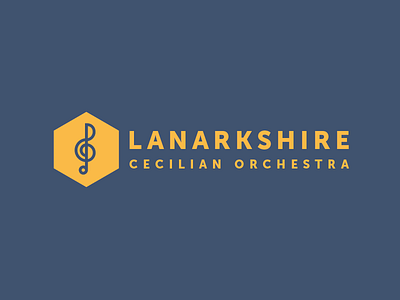 Lanarkshire Cecilian Orchestra branding design graphic design identity logo logo design mark music orchestra type typography
