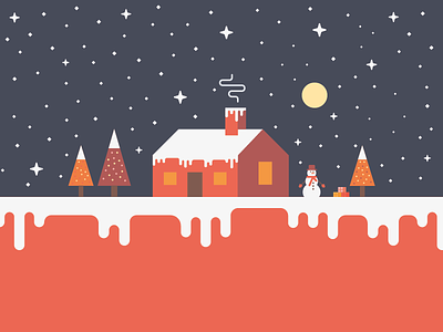 Christmas Card 2017 2017 art christmas graphic design holiday card holidays illustration new year vector xmas