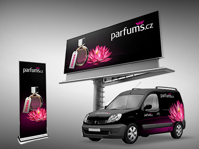 Parfums.cz - Corporate Identity corporate identity foto postproduction photoshop visualization