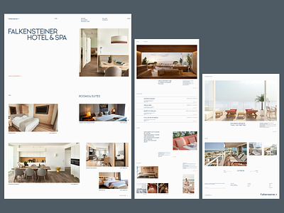 Hotel website / redesign concept