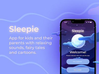 Sleepie: sleep assistant app for parents.