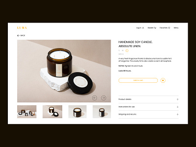 Daily UI 012: E-commerce shop. Product page.