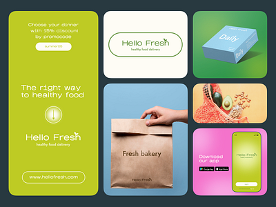 Hello Fresh: logo & brand identity