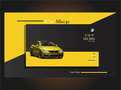 B M W shop web design branding graphic design ui