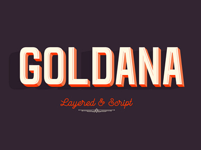 Goldana Font Family design download font fonts free freebie freebies graphic portfolio typeface typefaces