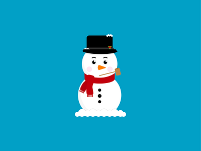 Frosty branding christmas creative design frosty holidays icon design logo logo a day snow snowman
