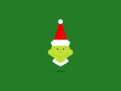 Mr. Grinch christmas creative design grinch holidays icon illustration logo logo design vector vector art