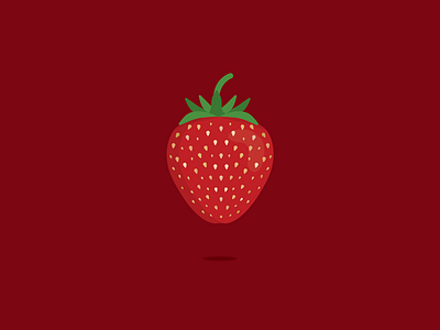 Strawberry art brand creative design draw fruit illustration illustrator strawberry vector