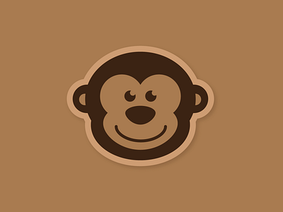 Dribbble Weekly Warmup animal app logo creative dailylogochallenge design dribbbleweeklywarmup graphicdesign icon icon design illustration logo monkey vector