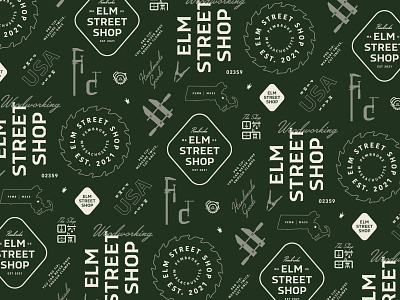 Elm Street Shop — Seamless Pattern