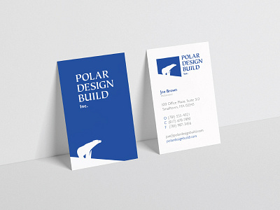 Polar Design Build — 2 𝑜𝑓 3 arctic bear blue boston build design easter logo polar snow winter