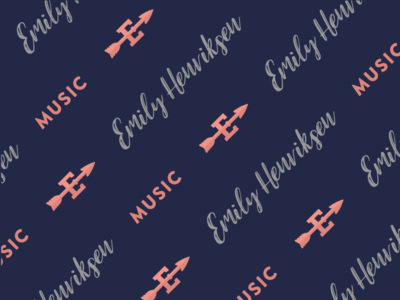 Emily Henriksen Music — 3 𝑜𝑓 3 animated arrow music pattern script singer song