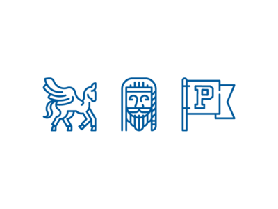 Private High School Icons — 1 𝑜𝑓 3 beard flag highlander horse icon p pegasus scotland scotsman scottish