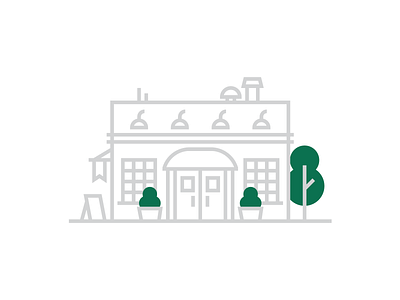 Waste Management Co Service Area Illustrations — 1 𝑜𝑓 4 architecture branding building flat icon illustration minimal service ui waste management web design