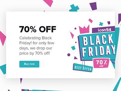 Black Friday Sale background banner black friday icons icons54 sale special offer svg