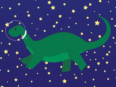 Brontosaurus Astronaut